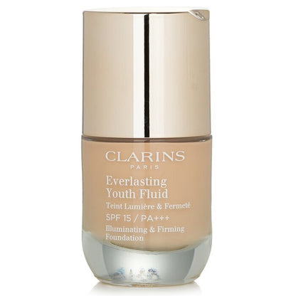Clarins Everlasting Youth Fluid Aufhellendes und straffendes Make-up LSF 15 – Nr. 108 Sand, 30 ml