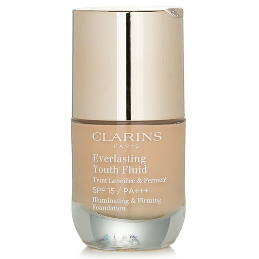 Clarins Everlasting Youth Fluid Aufhellendes und straffendes Make-up LSF 15 – Nr. 108 Sand, 30 ml