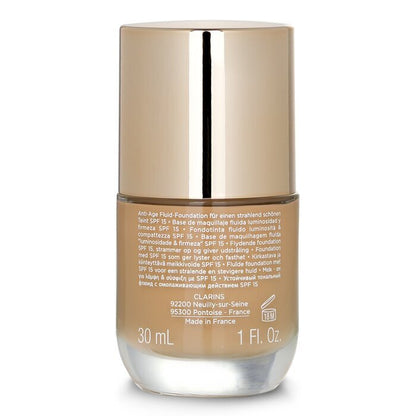Clarins Everlasting Youth Fluid Illuminating &amp; Firming Foundation SPF 15 – 110 Honig, 30 ml