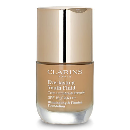 Clarins Everlasting Youth Fluid Illuminating &amp; Firming Foundation SPF 15 – 110 Honig, 30 ml