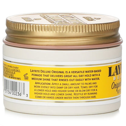 Layrite Original Pomade (mittlerer Halt, mittlerer Glanz, wasserlöslich) 42 g/1,5 oz