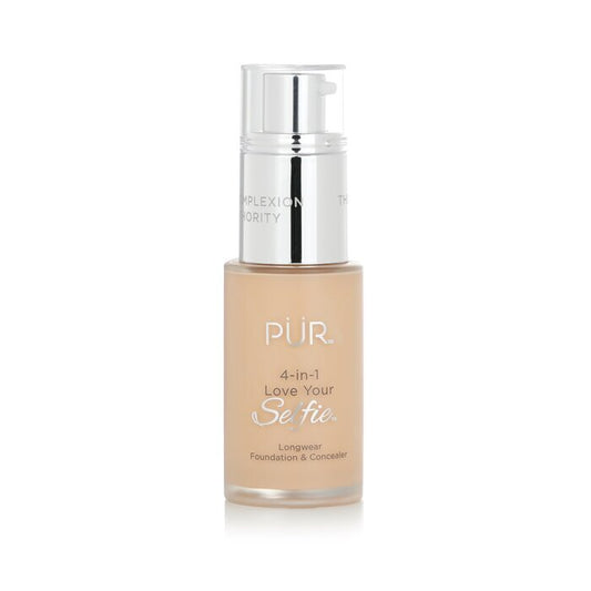 PUR (PurMinerals) 4 in 1 Love Your Selfie Longwear Foundation &amp; Concealer – #LG5 Ivory (Helle Haut mit goldenen Untertönen) 30 ml/1 oz