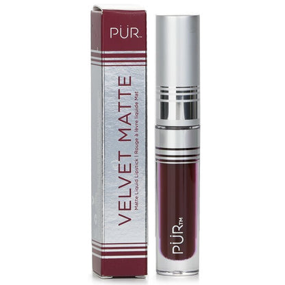 PUR (PurMinerals) Samtmatter flüssiger Lippenstift - # Dutty Wine 2ml/0,07oz