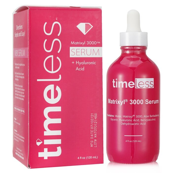 Timeless Skin Care Matrixyl 3000 Serum + Hyaluronsäure (Nachfüllpackung) 120 ml