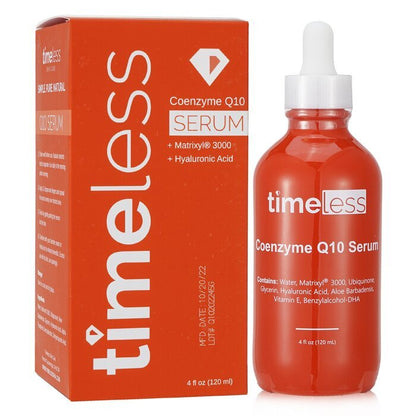 Timeless Skin Care Coenzyme Q10 Serum + Matrixyl 3000 + Hyaluronic Acid 120ml/4oz