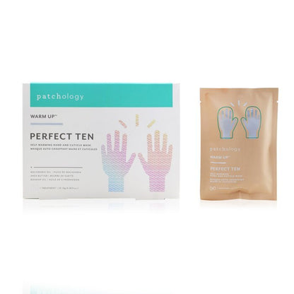 Patchology Warm Up Perfect Ten Selbstwärmende Hand- und Nagelhautmaske (1 Behandlung) 2x8g/0,28oz