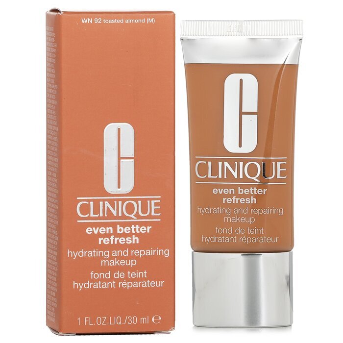 Clinique Even Better Refresh Feuchtigkeitsspendendes und reparierendes Make-up – Nr. WN 92 Toasted Almond, 30 ml