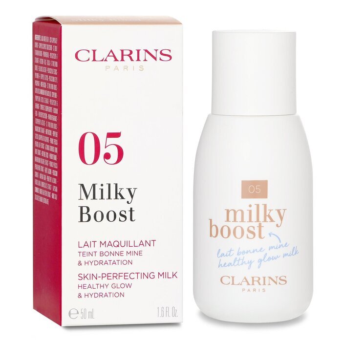 Clarins Milky Boost Foundation - Nr. 05 Milchiges Sandelholz 50 ml