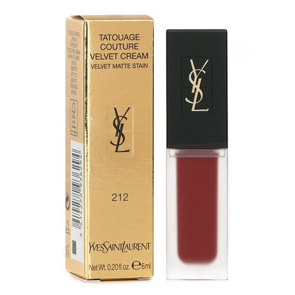 Yves Saint Laurent Tatouage Couture Velvet Cream Velvet Matte Stain – # 212 Rouge Rebel 6 ml/0,2 oz