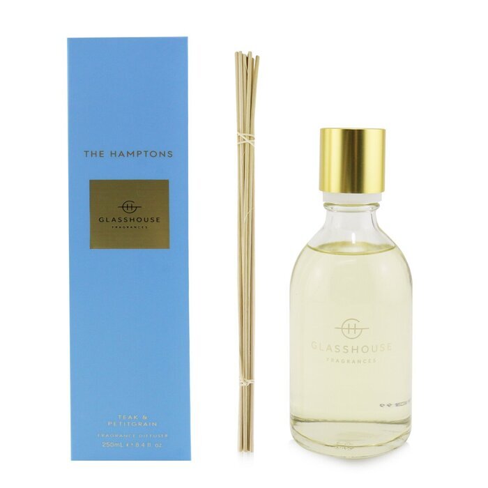 Glasshouse Diffuser - The Hamptons (Teak & Petitgrain) 250ml
