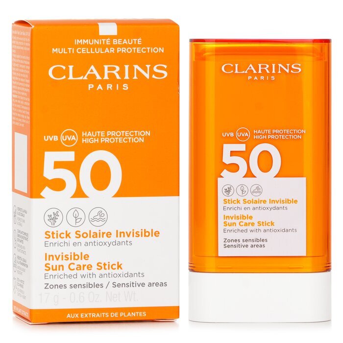 Clarins Invisible Sun Care Stick SPF50 - For Sensitive Areas 17g
