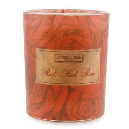 Carroll &amp; Chan Votivkerze, 100 % Bienenwachs, Rote Rose, 65 g