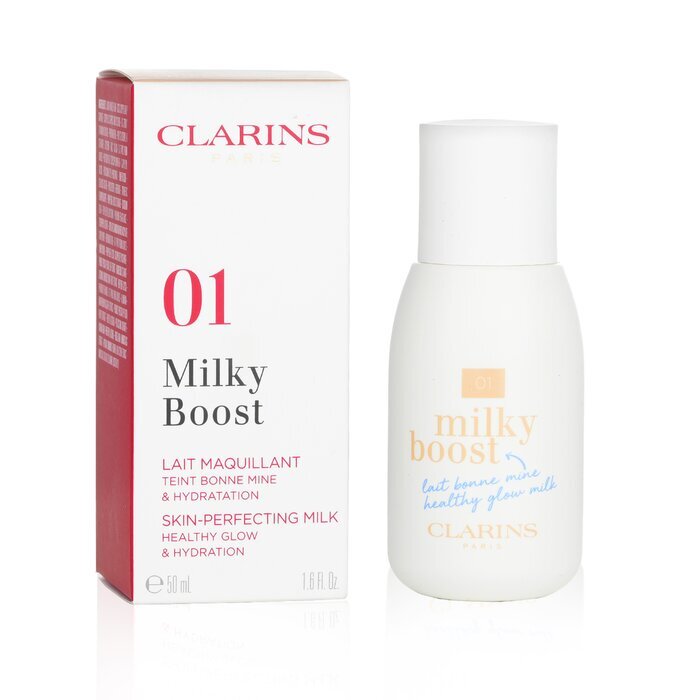 Clarins Milky Boost Foundation - Nr. 01 Milchcreme 50 ml