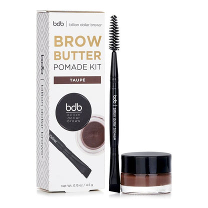 Billion Dollar Brows Augenbrauenbutter-Pomade-Set: Augenbrauenbutter + Mini Duo Brow Definer – # Taupe, 2 Stück