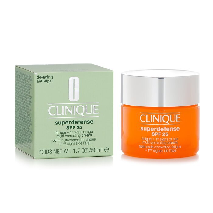 Clinique Superdefense SPF 25 Fatigue + 1. Zeichen des Alters Multi-Correcting Cream - Kombination fettige bis fettige Haut 50ml/1,7oz