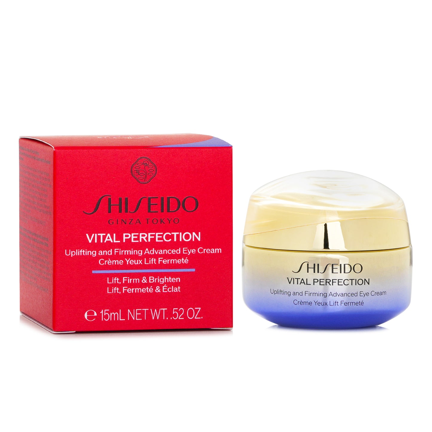 Shiseido Vital Perfection Erhebende und straffende Augencreme, 15 ml