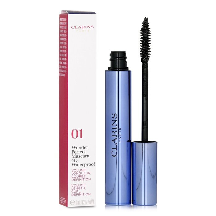 Clarins Wonder Perfect Mascara 4D Waterproof - Nr. 01 Perfect Black, 8 ml