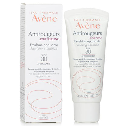 Avene Antirougeurs DAY Beruhigende Emulsion LSF 30 – Für normale bis Mischhaut, empfindliche, zu Rötungen neigende Haut, 40 ml