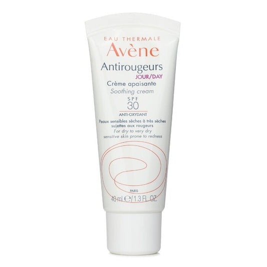 Avene Antirougeurs DAY Beruhigende Creme LSF 30 – Für trockene bis sehr trockene, empfindliche, zu Rötungen neigende Haut, 40 ml