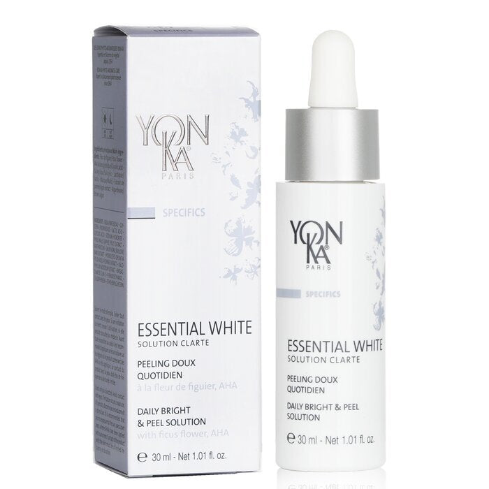 Yonka Specifics Essential White mit Ficusblüte und AHA – Daily Bright &amp; Peel Solution 30 ml/1,01 oz