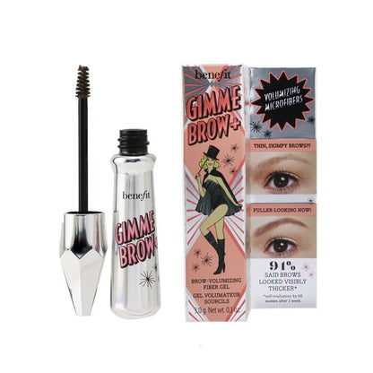 Benefit Gimme Brow+ Volumengebendes Fasergel – Nr. 3 (Neutrales Hellbraun) 3 g/0,1 oz