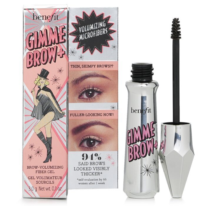 Benefit Gimme Brow+ Volumengebendes Fasergel – Nr. 5 (kühles Schwarzbraun) 3 g/0,1 oz