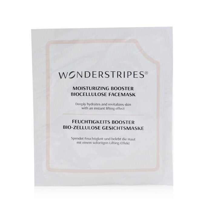 WONDERSTRIPES Feuchtigkeitsspendende Booster-Gesichtsmaske aus Biocellulose, 5 Stück