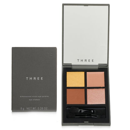 THREE Dimensional Vision Eye Palette (4x Lidschatten) – Nr. 06 (Reveal Your Beauty) 8 g/0,28