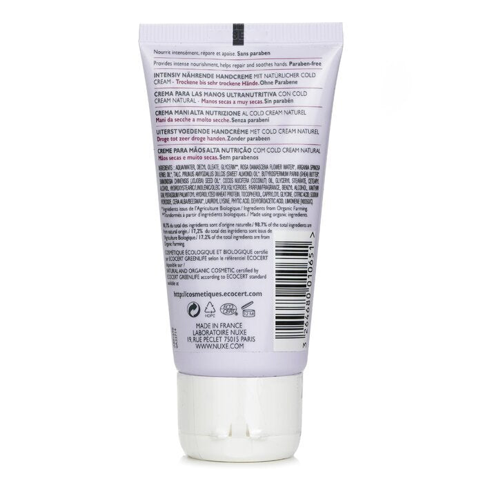 Bio Beaute By Nuxe High-Nutrition Hand Cream With Natural Cold Cream (For Dry To Very Dry Hands) 50ml/1.5oz