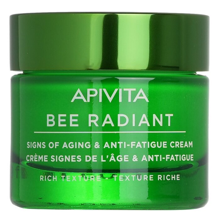 Apivita Bee Radiant Zeichen der Hautalterung &amp; Anti-Müdigkeitscreme - Reichhaltige Textur 50ml/1.69oz