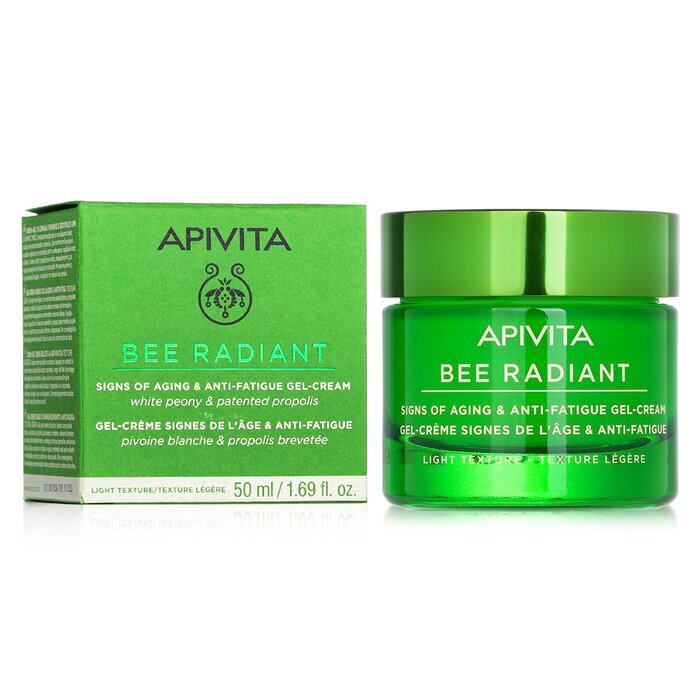 Apivita Bee Radiant Zeichen der Hautalterung &amp; Anti-Müdigkeit Gel-Creme - Leichte Textur 50ml/1.69oz