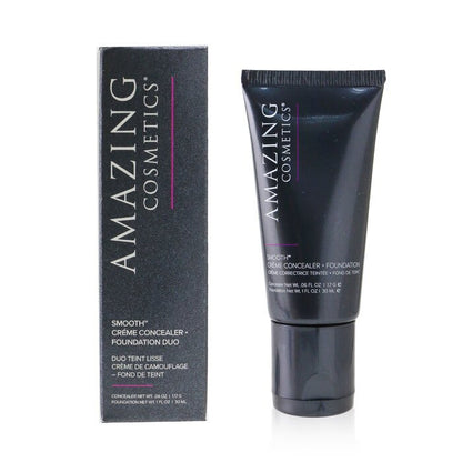 Amazing Cosmetics Smooth Creme Concealer &amp; Foundation-Duo – # Tan Golden 30 ml + 1,7 g