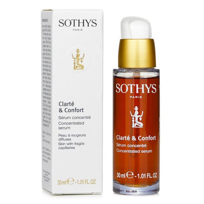 Sothys Clarte &amp; Confort Konzentriertes Serum – Haut mit empfindlichen Kapillaren, 30 ml