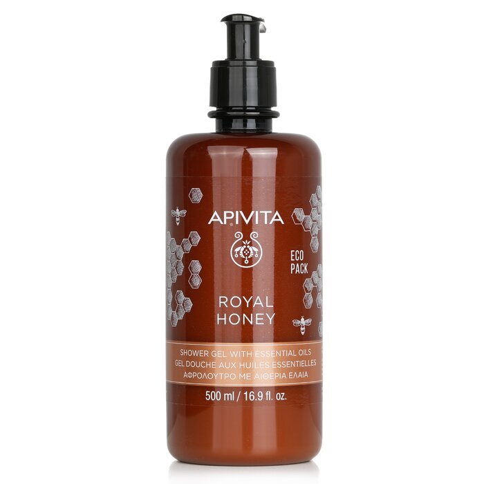 Apivita Royal Honey Cremiges Duschgel mit ätherischen Ölen - Ecopack 500ml/16.9oz