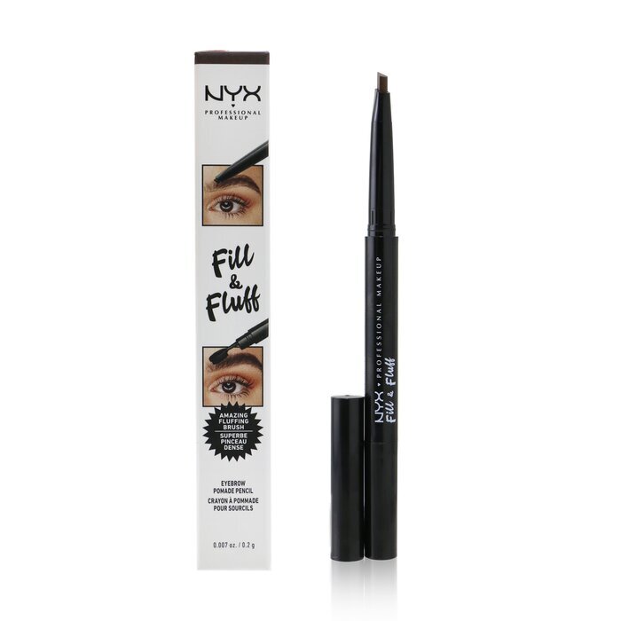 NYX Fill &amp; Fluff Augenbrauen-Pomade-Stift - # Brunette 0,2 g/0,007 oz