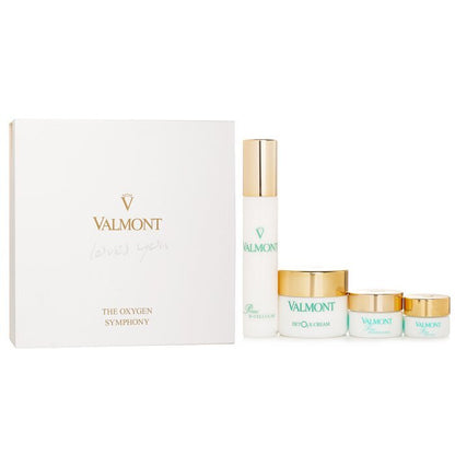 Valmont The Oxygen Symphony Set: Prime Renewing Pack 15 ml + Prime B-Cellular 30 ml + Prime Contour 5 ml + Deto2x Creme 45 ml, 4-tlg.