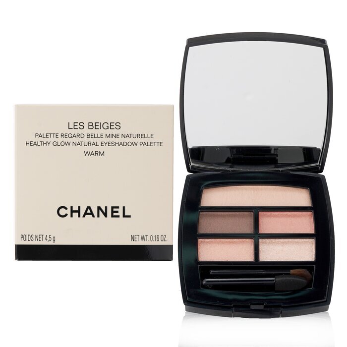 Chanel Les Beiges Healthy Glow Natürliche Lidschatten-Palette - # Warm 4,5 g/0,16 oz