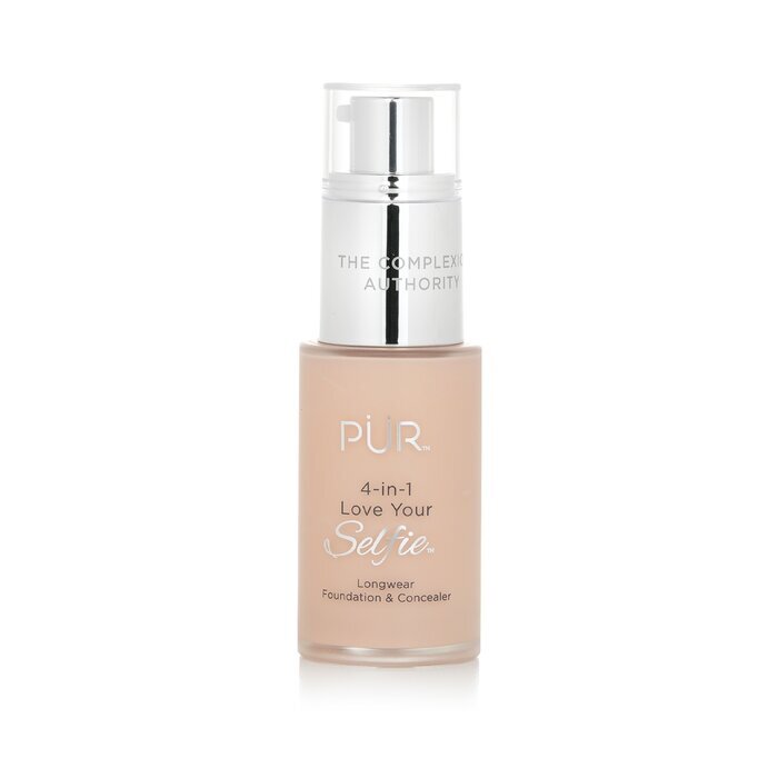 PUR (PurMinerals) 4 in 1 Love Your Selfie Longwear Foundation &amp; Concealer – #LP2 Fair Ivory (Sehr helle Haut mit rosa Untertönen) 30 ml/1 oz