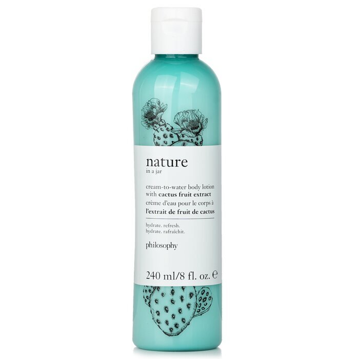 Philosophy Nature In A Jar Creme-zu-Wasser-Körperlotion mit Kaktusfruchtextrakt, 240 ml