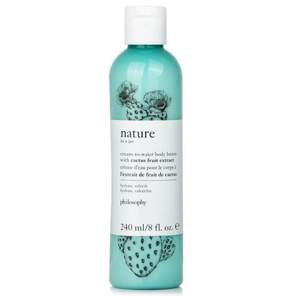 Philosophy Nature In A Jar Creme-zu-Wasser-Körperlotion mit Kaktusfruchtextrakt, 240 ml