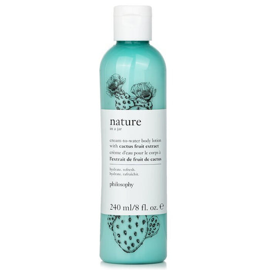 Philosophy Nature In A Jar Creme-zu-Wasser-Körperlotion mit Kaktusfruchtextrakt, 240 ml