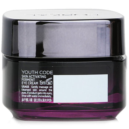 L'Oreal Youth Code Hautaktivierende Ferment-Augencreme, 15 ml