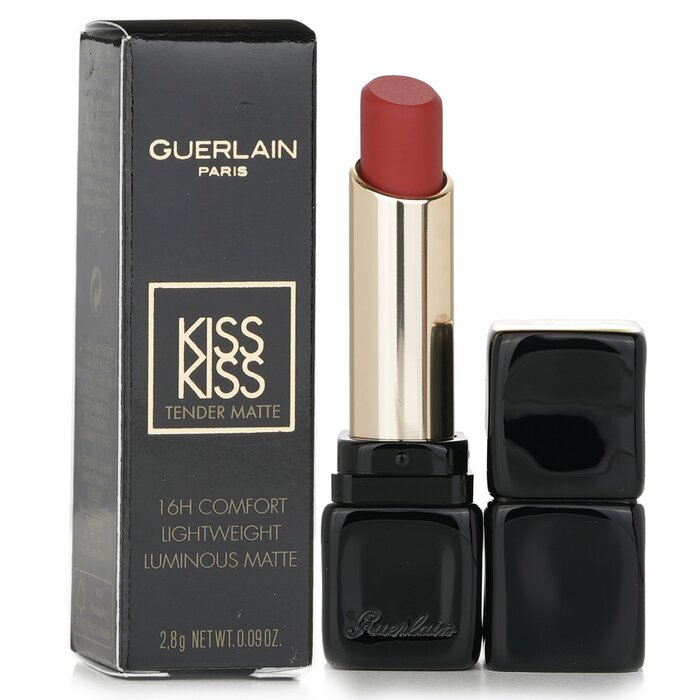 Guerlain Kisskiss Tender Matte Lippenstift – # 770 Desire Red 2,8 g/0,09 Unzen