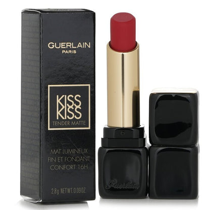 Guerlain Kisskiss Tender Matte Lippenstift - Nr. 910 Wanted Red 2,8 g/0,09 oz