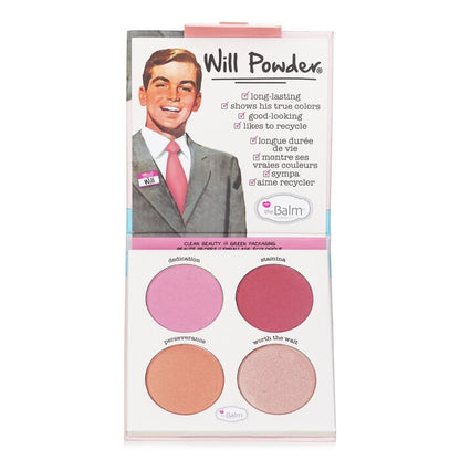 TheBalm Will Powder Blush Quad (4x Blush) 10g/0.35oz