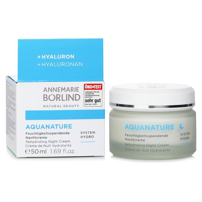 Annemarie Börlind Aquanature System Hydro Rehydrating Nachtcreme - Für feuchtigkeitsarme Haut 50ml/1.69oz