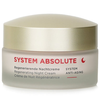 Annemarie Börlind System Absolute System Anti-Aging Regenerierende Nachtcreme – Für reife Haut 50 ml