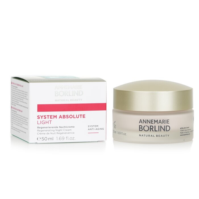 Annemarie Börlind System Absolute System Anti-Aging Regenerierende Nachtcreme Light - Für reife Haut 50ml/1.69oz