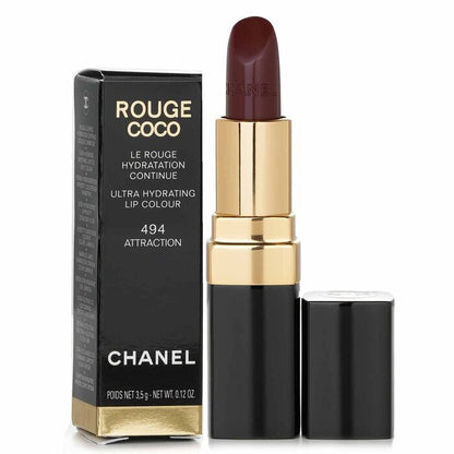 Chanel Rouge Coco Ultra Feuchtigkeitsspendende Lippenfarbe – Nr. 494 Attraction, 3,5 g/0,12 oz