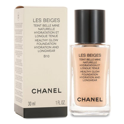 Chanel Les Beiges Teint Belle Mine Naturelle Healthy Glow Hydration And Longwear Foundation – Nr. B10 30 ml/1 Unze